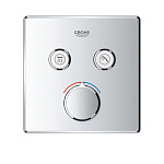 29148000 Grohtherm SmartControl Внешняя часть смесителя на 2 выхода, хром, фото 3