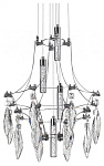 Подвесная люстра Odeon Light Flamenco 6699/35L, фото 2