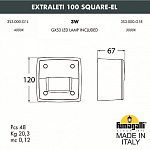 Накладной светильник Fumagalli Leti 3S3.000.000.WYG1L, фото 3