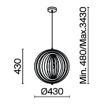 Подвесной светильник Maytoni MOD197PL-01W, фото 3