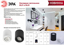 Накладной светильник Эра OL21 BK Б0054393, фото 3