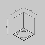 Потолочный светильник Technical C030CL-01B, фото 3