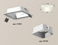Встраиваемый светильник Ambrella Light XC XC7901001, фото 3