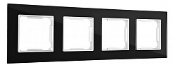 Рамка на 4 поста Arte Milano am-503.02 503.02-4.black, фото 1