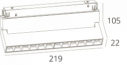Накладной светильник Arte Lamp Linea A4638PL-1WH, фото 4