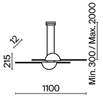 Подвесной светильник Maytoni MOD179PL-L26W4K, фото 3