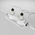 Встраиваемый светильник Maytoni Technical Gyps Modern DL002-DW-02-W, фото 4