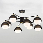 Люстра на штанге Eurosvet Nocciola 70106/8 черный, фото 1