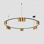 Подвесная люстра Denkirs Orbit DK4067-BK+SG, фото 4