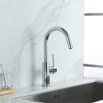 LM3073C and#34;COMFORTand#34; Смеситель Смесители для кухни, с подключением к фильтру питьевой воды, хром, фото 4