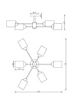 Люстра Freya FR5150PL-06B, фото 3