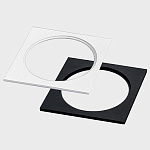 Рамка на 1 светильник Italline IT08 IT08-8037 black, фото 2