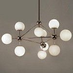 Люстра на штанге Imperiumloft Modo Chandelier White Glass 40,514, фото 2