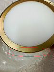 utsenka-SL6508.203.01 Светильник подвесной ST-Luce Матово Золотистый/Белый LED 1*60W 4000K РИО, фото 4