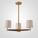 Люстра на штанге Imperiumloft Jorgenson Beige/Dark wood STAVRA01, фото 2