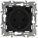 Розетка с заземлением и со шторкой и 2хUSB, без рамки Эра Эра 12 12-4109-05, фото 1