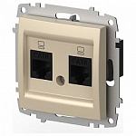 Розетка двойная Ethernet RJ-45 без рамки Elbi Eleсtriс Zena Vega 609-012500-248
