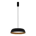 SLE1812-403-01 Светильник подвесной Черный, Древесный/белая LED 1*30W 4000K МЬЮЗЕ
