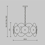 Подвесной светильник Maytoni MOD007PL-08G, фото 3