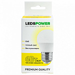 Лампа светодиодная LEDS POWER G45 E27 6Вт 3000K 006758, фото 3