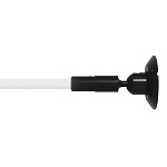 ST980.447.09 Тросовая световая система ST-Luce Черный LED 1*8,6W 4000K Гибкий неон