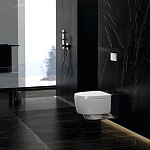 146.214.21.1 AquaClean Mera Comfort подвесной унитаз-биде, хромированная вставка, фото 4