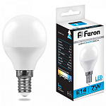 Лампа светодиодная Feron LB-95 E14 7Вт 6400K 25480, фото 2