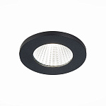 ST704.448.10 Св-к встр. Черный LED 1*10W 4000K 900Lm Ra>90 38° IP20 D79xH62 170-240V Встраиваемые светильники, фото 2