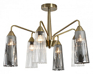 Люстра на штанге Indigo Campana 13028/6R Brass, фото 3