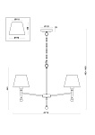 Подвесной светильник Freya FR5190PL-05BS, фото 3