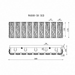 Накладной светильник iLamp Panorama W4688-58 SGD, фото 3