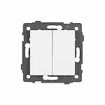 Выключатель проходной двухклавишный без рамки Arlight SWT 049892, фото 4