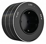 Розетка с заземлением на треке Arte Milano Am-track-sockets 380011TS/ES Black, фото 1
