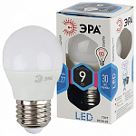 Лампа светодиодная Эра Стандарт E27 9Вт 4000K LED P45-9W-840-E27, фото 3