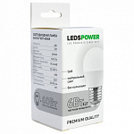 Лампа светодиодная LEDS POWER G45 E27 6Вт 4000K 006765, фото 4
