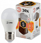 Лампа светодиодная Эра Стандарт E27 5Вт 2700K LED P45-5W-827-E27, фото 3