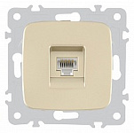 Розетка Ethernet RJ-45 без рамки Arte Milano am-205 205.45-1.shampan