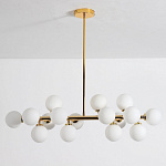 Люстра на штанге LUMINA DECO Marsiada LDP 6033-16 GD, фото 3