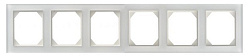 Рамка на 6 постов LIREGUS EPSILON 28-256, фото 2