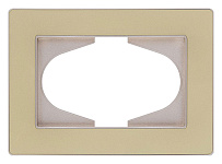 Рамка для двойной розетки Kollinger Eleganz Acryl EA120GD