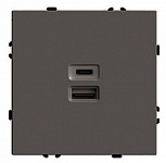 Розетка 2хUSB type A и C без рамки Stekker Эмили 49931