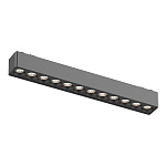 ST673.436.12 Магнитный трековый светильник Черный LED 1*12W 3000K 710Lm Ra>90 36° IP20 L230xW26xH24 СКАЙФЛЕТ
