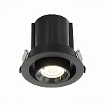 ST702.348.12 Св-к встр. Черный LED 1*12W 4000K 900Lm Ra80 24° IP20 D90xH92 180-240V Встраиваемые светильники, фото 2