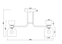 Люстра Freya FR5094PL-05G, фото 2