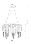 Подвесной светильник Maytoni MOD097PL-06CH, фото 4