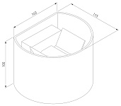Накладной светильник Elektrostandard Blade 1518 TECHNO LED, фото 3