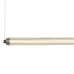 SL6224.413.01 Светильник подвесной ST-Luce Черный/Прозрачный LED 1*30W 4000K БАМБУ, фото 3