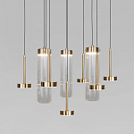 Подвесная люстра Eurosvet Quarzo 301102 LED латунь, фото 3