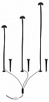 Наземный низкий светильник Arte Lamp MOTUS A1081PA-3BK