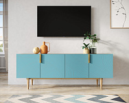 Комод под TV с четыремя дверками "Line" LN06/GR1/blue, фото 4